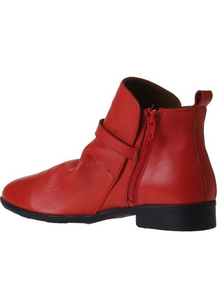 Kırmızı Flotter Deri Kadın Düz Bot 01WP2310 01WP2310 indirimleri