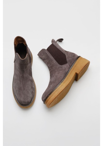 Vizon Süet Kadın Düz Bot 01WV0214 01WV0214