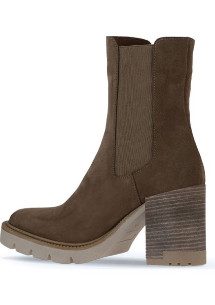 Taba Süet Kadın Topuklu Bot 01WV0508 01WV0508 fırsatları