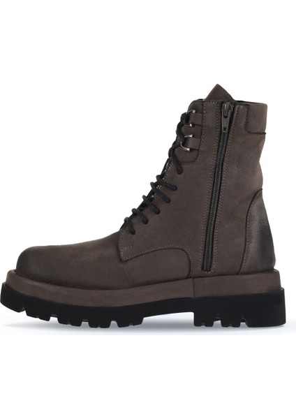 Gri Nubuk Kadın Dolgu Topuklu Bot 01WV1000 01WV1000 fırsatları