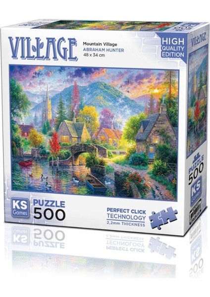 20046 Mountain Village 500 Parça Puzzle -Ks