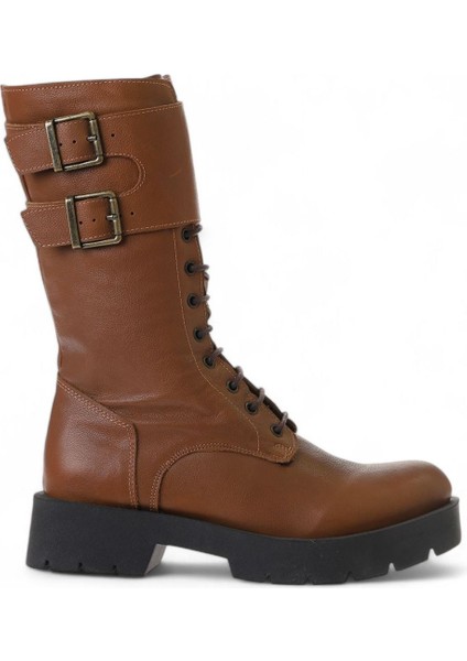 Taba Deri Kadın Düz Bot 01WT2513 01WT2513