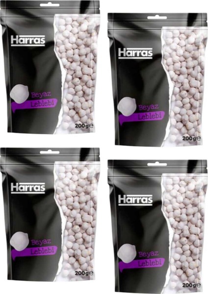 Yerli Geleneksel Çifte Kavrulmuş Beyaz Leblebi 4 Adet x 200 gr