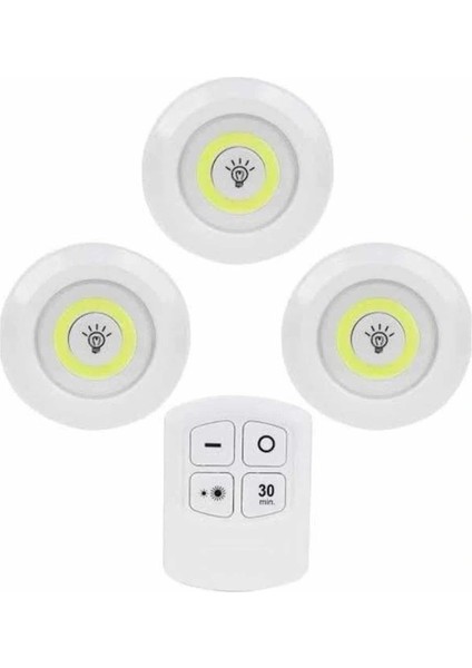 Kablosuz Pilli Işıldak Masa Lambası Mutfak Tezgah Altı Banyo Dolabı Dolap Içi