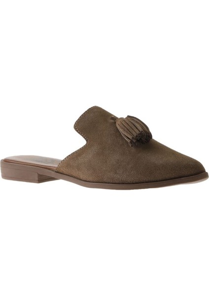 Taba Süet Kadın Düz Terlik 01WN0111 01WN0111 modelleri