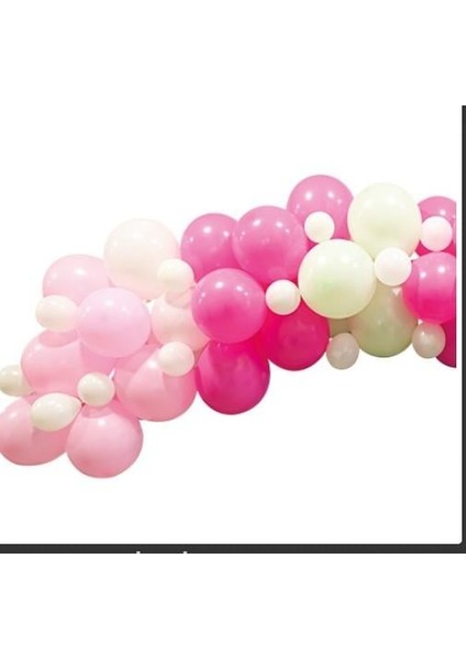 Pembe Düşler Asorti Balon Dekorasyon Seti 70'li indirimleri