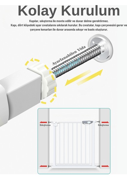 Çift Kilitli Çocuk Güvenlik Kapısı fiyatları