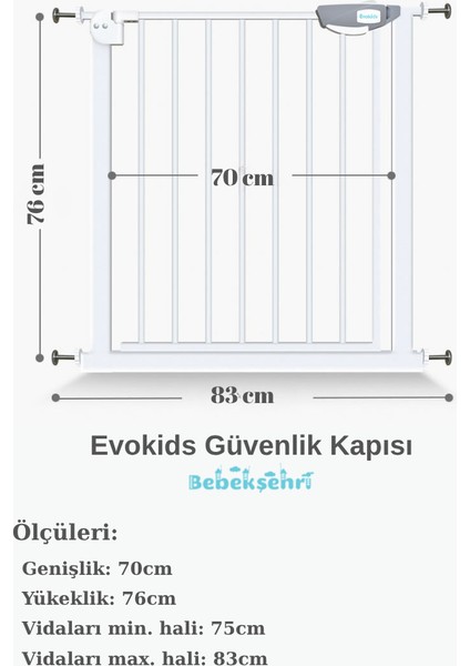 Çift Kilitli Çocuk Güvenlik Kapısı indirimleri