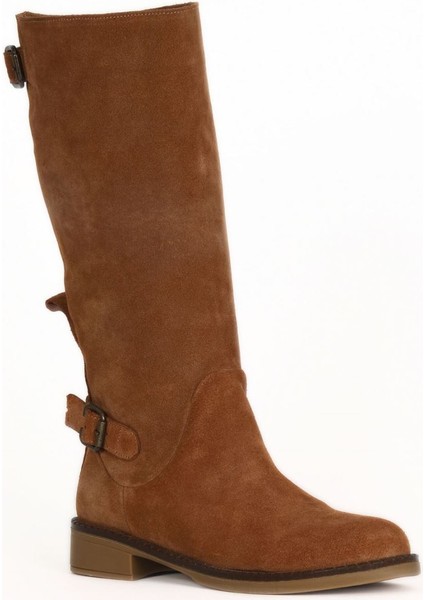 Taba Açık Süet Kadın Düz Çizme 01WD0500 01WD0500 fiyatları