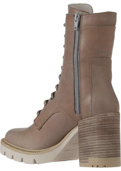 Vizon Deri Kadın Topuklu Bot 01WV0506 01WV0506 fırsatları