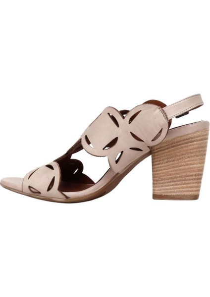 Gri Deri Kadın Topuklu Sandalet 01WQ2902 01WQ2902 modelleri