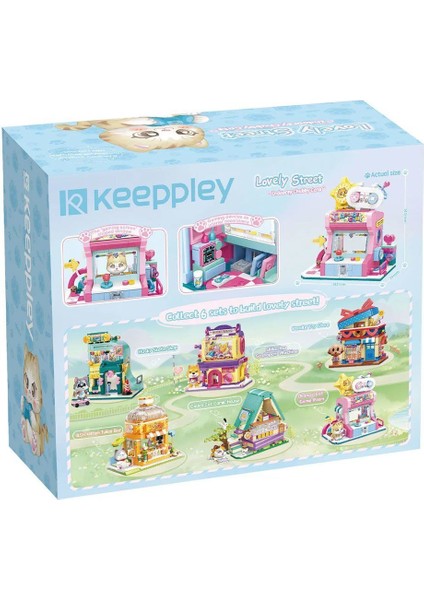 KP28019 Keeppley Orange Cat Game Room Blok Seti -Vagon Life