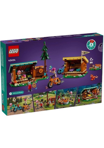 42624 LEGO Friends Macera Kampı Şirin Kulübeler 437 Parça +7 Yaş fırsatları