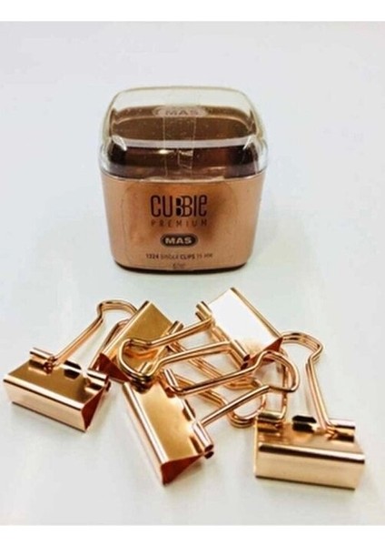 Omega Gold Kıskaç 19 Mm 5 Adet Kutu İçinde Altın Renkli Kırtasiye Seti modelleri