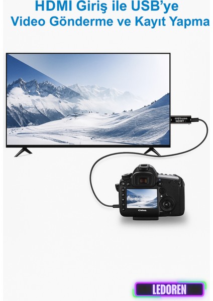 Video Capture USB 2.0 To Hdmı Çevirici Dönüştürücü Adaptör UT-326 fırsatları