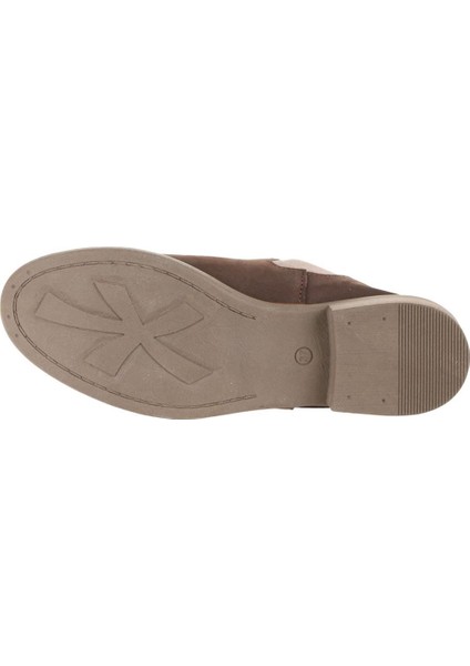 Kahverengi Nubuk Kadın Düz Bot 01WD3809 01WD3809 indirimleri