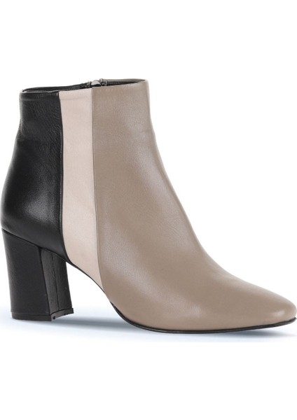 Gri Multi Deri Kadın Topuklu Bot 01WD1001 01WD1001 fiyatları