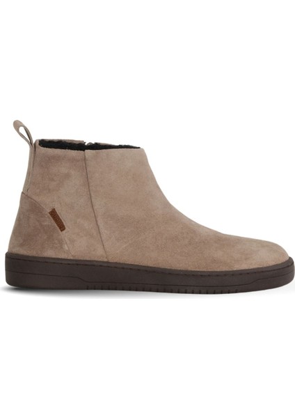 Gri Süet Kadın Düz Bot 01WF1800 01WF1800