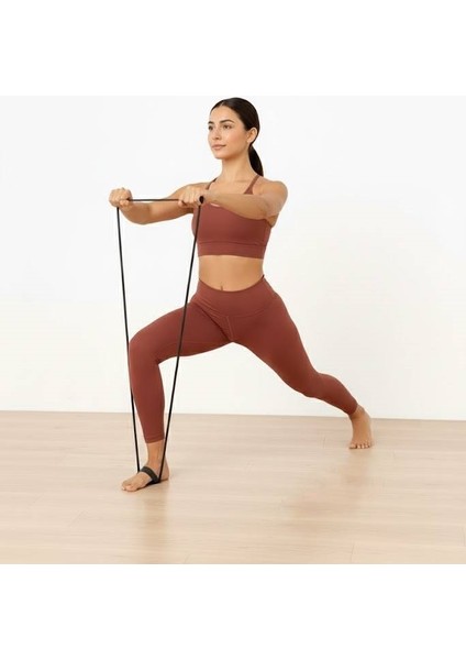 Resistance Powerband 21 mm Latex Güç Bandı Orta Sert Direnç Lastiği Pilates Aerobik Squat Siyah fiyatları