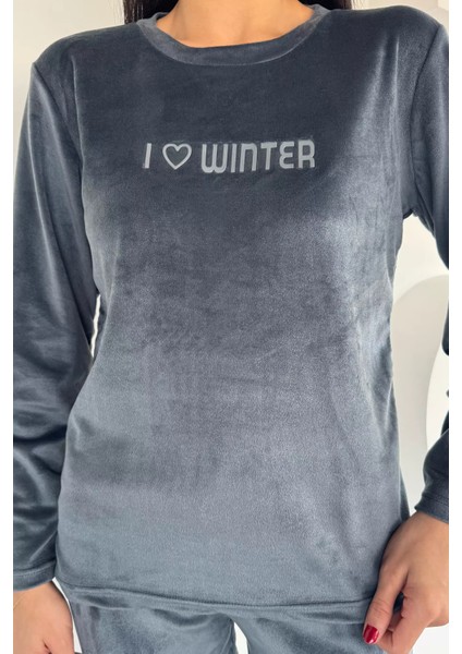 Kadın Kadife Sweat Pantolon Ikili Takım P-00018487 fırsatları