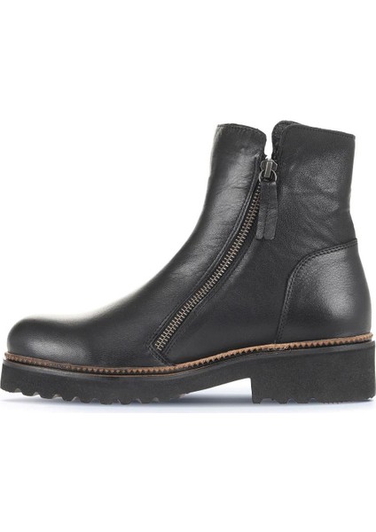 Siyah Deri Kadın Topuklu Bot 01WD0203 01WD0203 modelleri