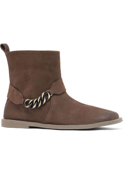 Kahverengi Nubuk Kadın Düz Bot 01WD4211 01WD4211 fiyatları