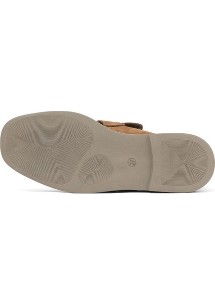 Açık Kahverengi Nubuk Kadın Düz Bot 01WD4210 01WD4210 indirimleri