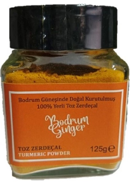 Zerdeçal Toz Öğütülmüş Cam Kavanoz Yerli Ürün 125 gr