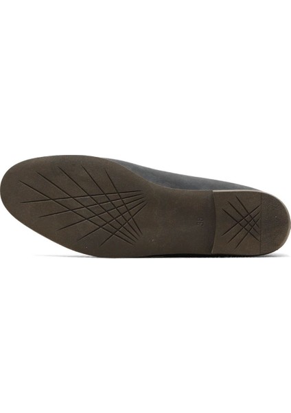 Gri Nubuk Kadın Düz Bot 01WD3504 01WD3504 indirimleri