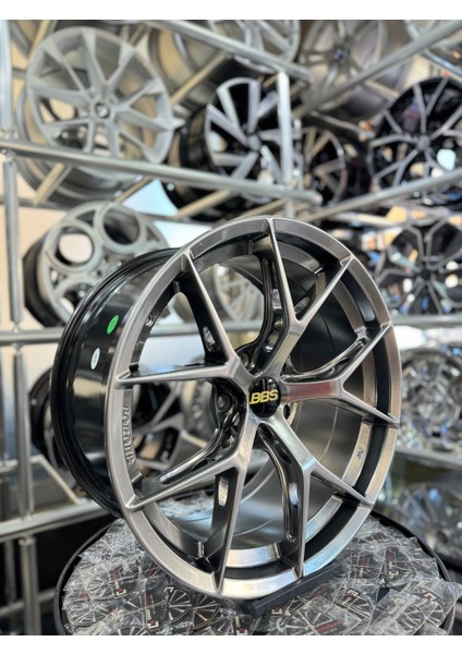 18'' 5X112 Bbs Fi R Forged Hava Kanallı Hyper Black Jant Modeli