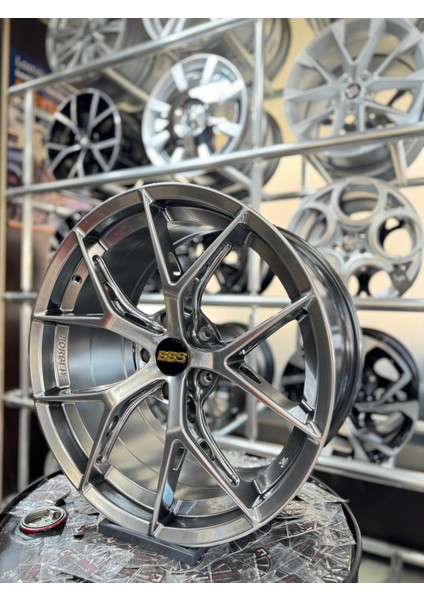 18'' 5X112 Bbs Fi R Forged Hava Kanallı Hyper Black Jant Modeli modelleri