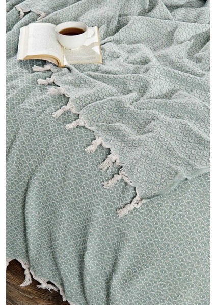 Çift Kişilik Yatak Pikesi Deniz Yeşil 200 x 230 cm fiyatları