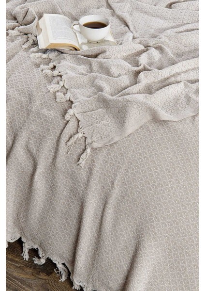 Çift Kişilik Yatak Pikesi Deniz Bej 200 x 230 cm fiyatları