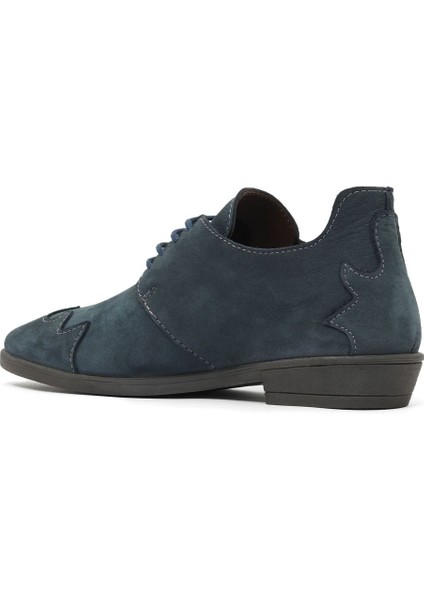Lacivert Nubuk Kadın Düz Bot 01WD3603 01WD3603 fırsatları