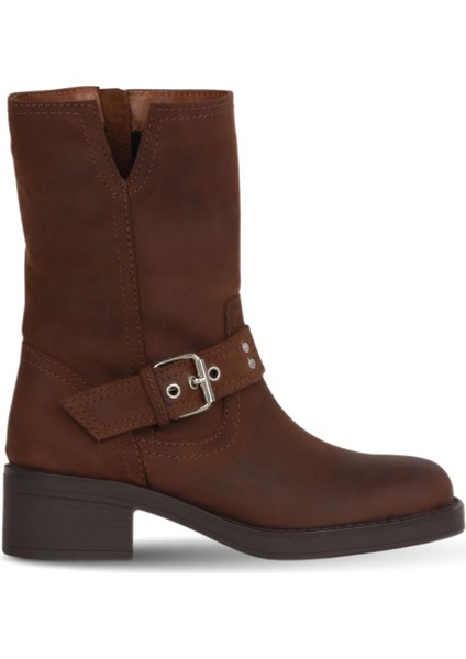 Taba Nubuk Kadın Topuklu Bot 01WF1100 01WF1100