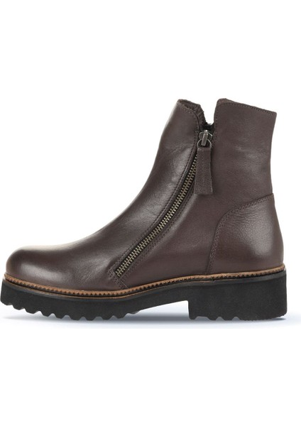 Kahverengi Deri Kadın Topuklu Bot 01WD0203 01WD0203 modelleri