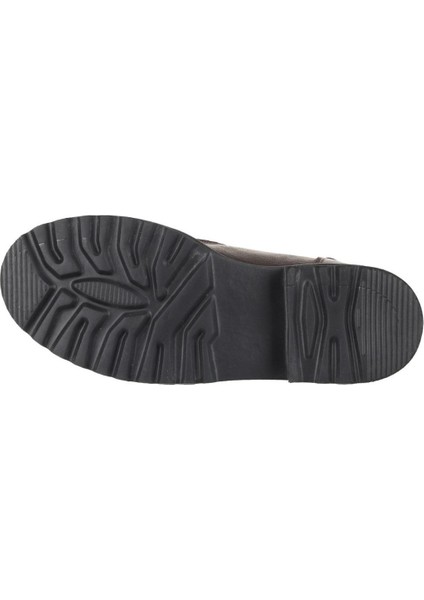 Kahverengi Deri Kadın Topuklu Bot 01WD0203 01WD0203 indirimleri