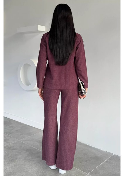 Kadın Ön Bağcıklı Ceket Pantolon Ikili Takım P-00018647 indirimleri