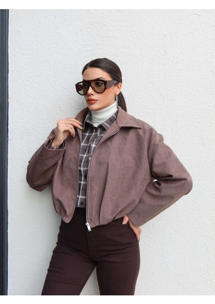 Arkası Pileli Nubuk Ceket fırsatları