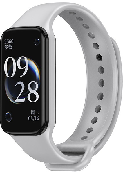 Redmi Band 2/xiaomi Band 8 Active Gri Için Yedek Saat Kayışı (Yurt Dışından)