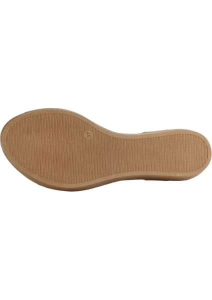 Beyaz Deri Kadın Dolgu Topuklu Sandalet 01WE3904 01WE3904 indirimleri