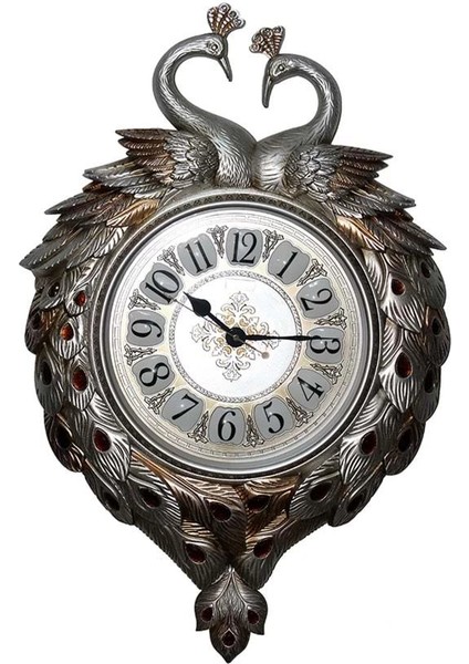 Duvara Asmalı Tavuskuşu Saat Dekoratif Hediyelik fiyatları