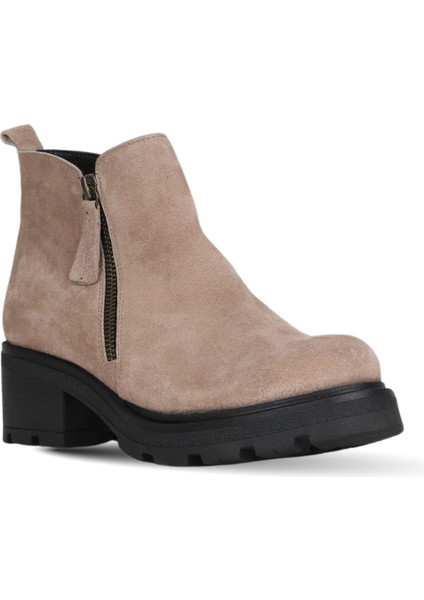Gri Süet Kadın Dolgu Topuklu Bot 01WD2302 01WD2302 fiyatları