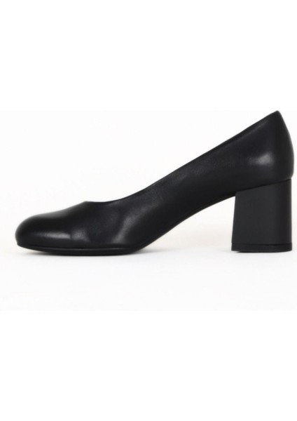 Siyah Deri Kadın Topuklu Ayakkabı 01WE5700 01WE5700 modelleri