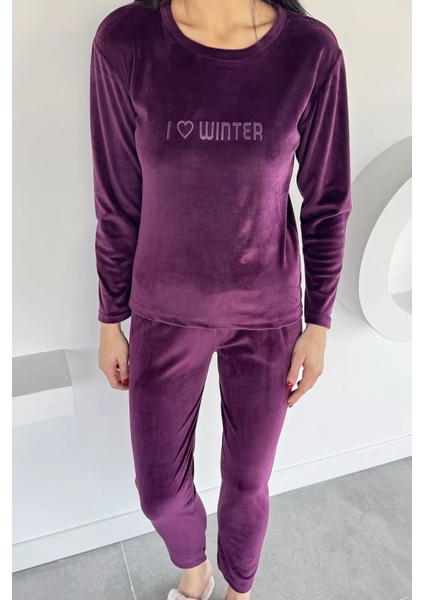 Kadın Kadife Sweat Pantolon Ikili Takım P-00018487 fiyatları
