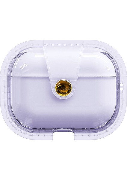 Airpods Pro 2 Uyumlu Frms Airbag 33 Darbelere Karşı Dayanıklı Magnetik Kılıf-Mor