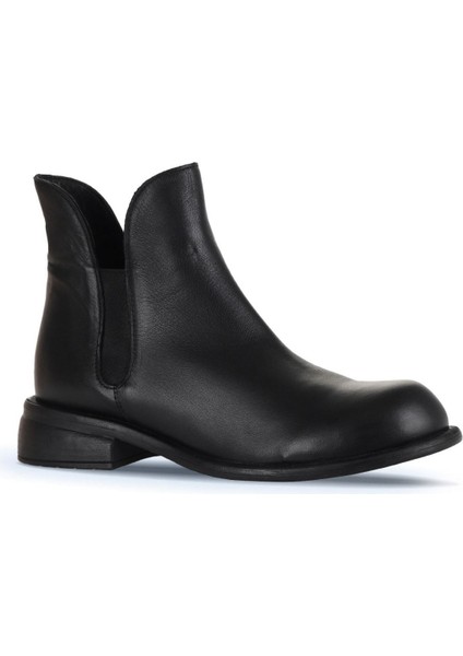 Siyah Deri Kadın Topuklu Bot 01WD1900 01WD1900 fiyatları