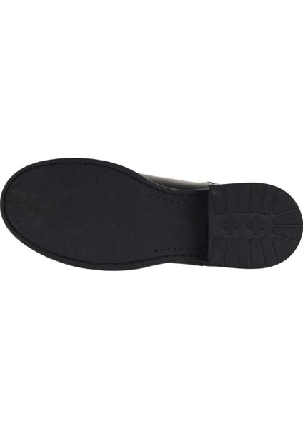 Siyah Deri Kadın Topuklu Bot 01WD1900 01WD1900 indirimleri