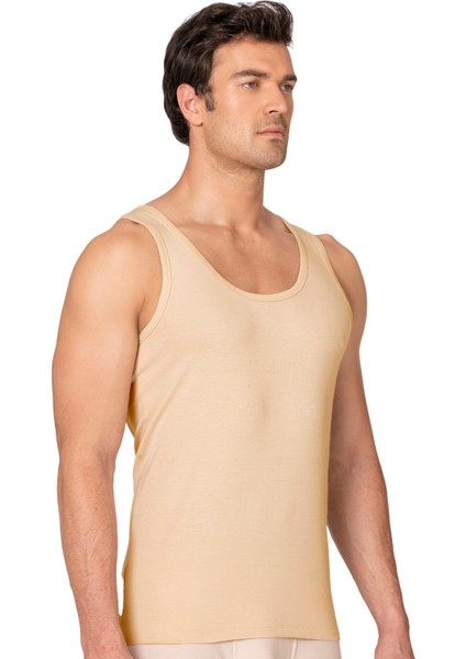 Özkan 10852 3'lü Paket Erkek Premium Esnek Kumaş Pamuklu Modal Kalın Askılı Atlet