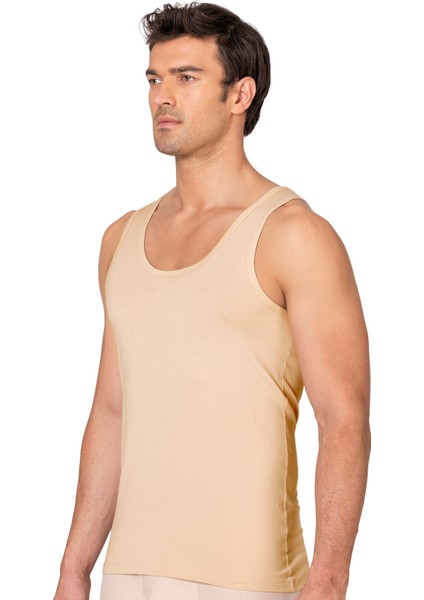 Özkan 10852 3'lü Paket Erkek Premium Esnek Kumaş Pamuklu Modal Kalın Askılı Atlet